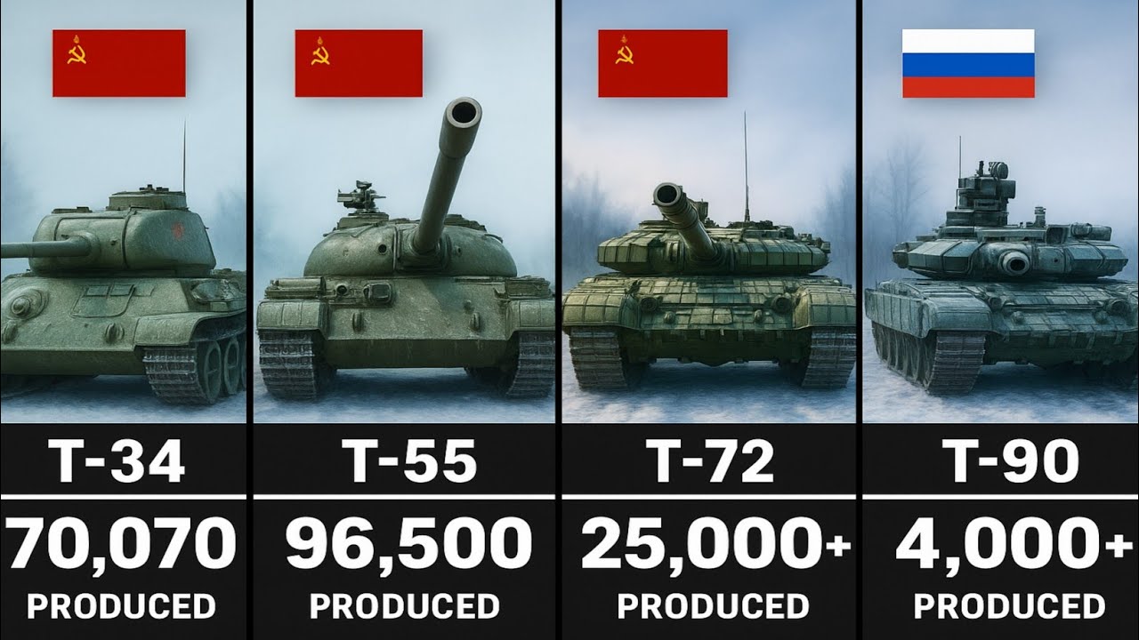 Tank. Time Line Russian Tank Timeline | Soviet Union to Russian Federation - YouTube