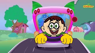 The Wheels On The Bus - Nursery Rhymes For Kindergarten Children I Superhero Twist Kids Songs