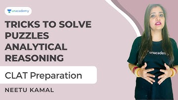 CLAT 2022 | Tricks to solve puzzles | Analytical Reasoning | Neetu Kamal | Unacademy CLAT