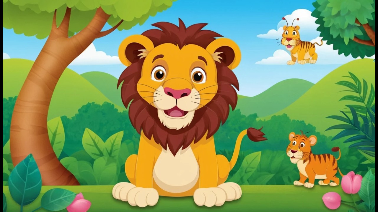 Roar Roar Lion Toy Who Rang the Jungle Bell | Nursery Rhymes for Kids ...