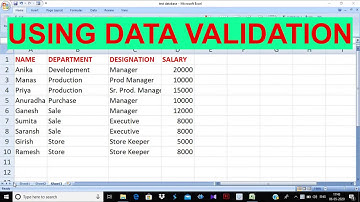 Using Excel As A Database - part 4