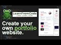 Portfolio Website Crash Course – Part 1: Introduction