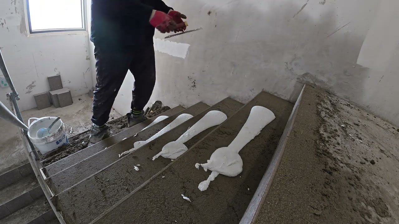 계단타일 디딤판 시공