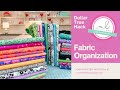 Dollar Tree Quilting Fabric Organization