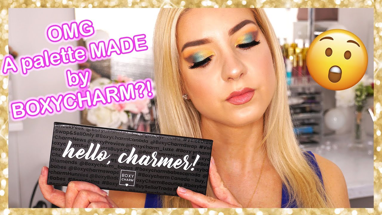 Boxycharm HELLO CHARMER PALETTE TUTORIAL + REVIEW
