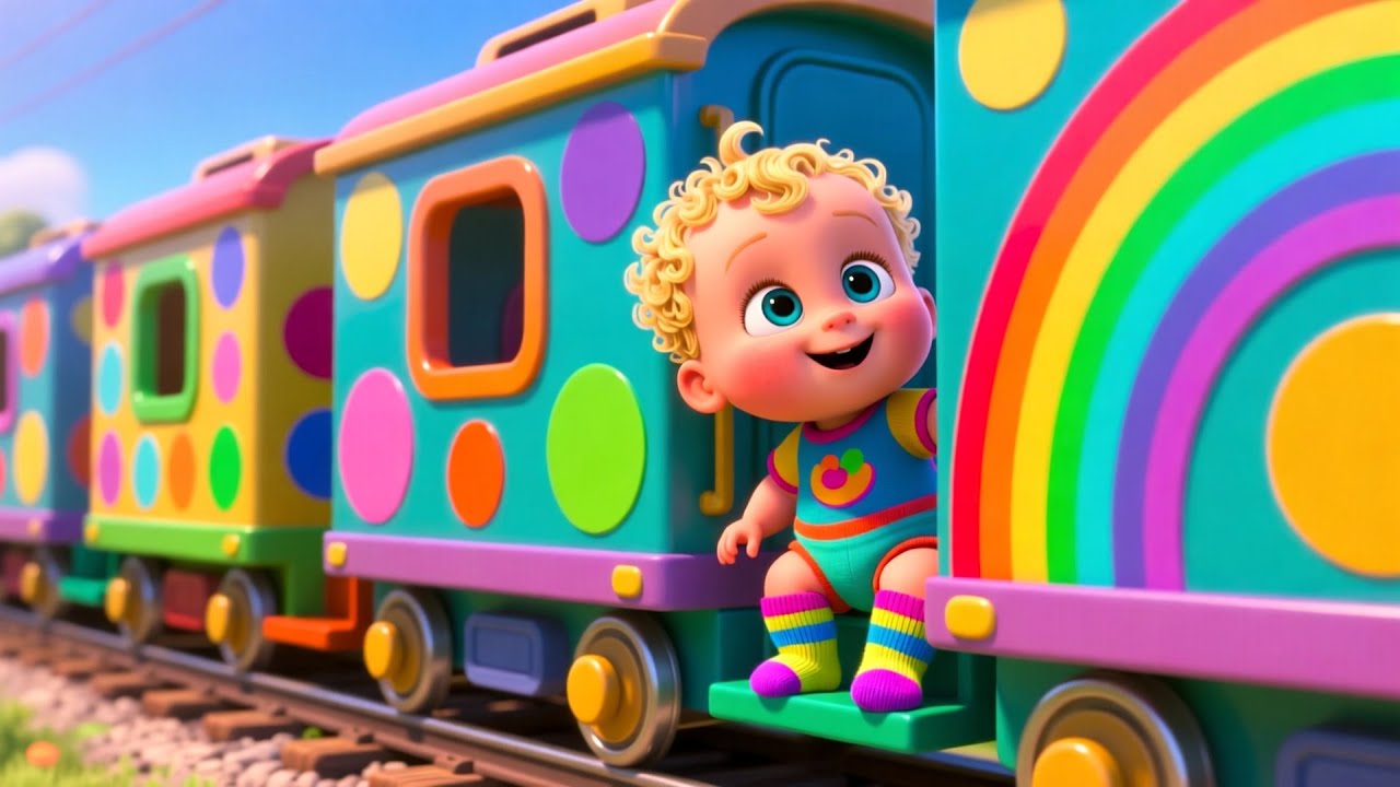 Tiny Train Choo Choo 🚂🎶 | Learn Vehicles & Train Sounds for Kids | Preschool Fun Video