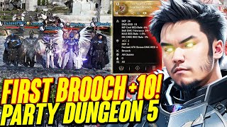 Party Dungeon 5 With 2 Brother 3rd JOB! Tes Feather Brooch +10! - Night Crows