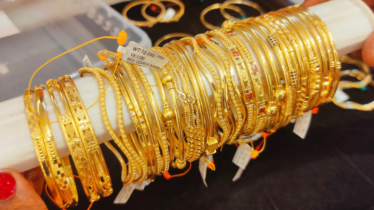 2grams Lightweight Rod Bangles | Dailywear Bangles | New Fancy Designs ...