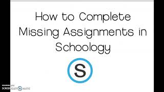Celebrity How to Complete Missing Assignments on Schoology Profile