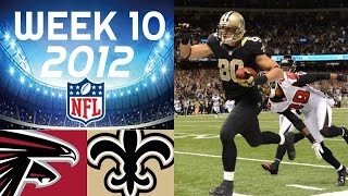 Atlanta Falcons vs. New Orleans Saints | NFL 2012 Week 10 Highlights