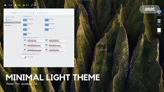Minimal Light Windows 10 theme From 3M0N screenshot 2