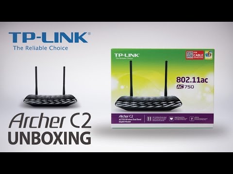 Kunde ubehag Hjemløs TP-Link AC750 Wireless Dual Band Gigabit Router (Archer C2) Unboxing Video  - YouTube