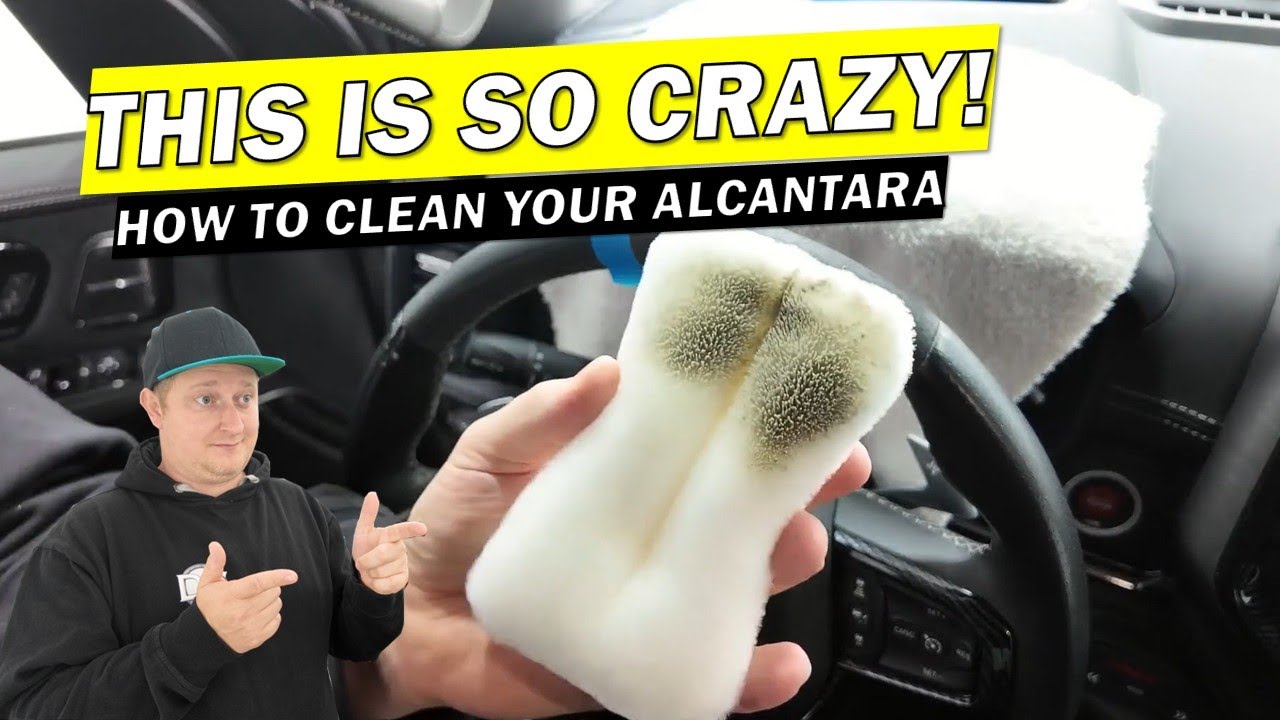 🔥 THIS HAS NEVER BEEN SO CRAZY! CLEAN YOUR ALCANTARA STEERING WHEEL LIKE A PRO IN MINUTES! 🧽💪