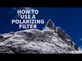 Learn how to use the color combo polarizing filter from singhray  with yvind martinsen