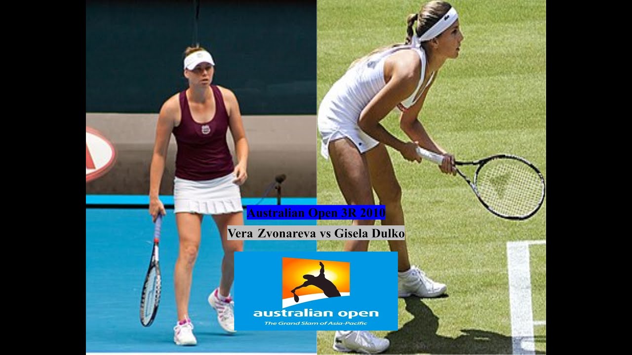 2010 Australian Open 3R - Vera Zvonareva vs Gisela Dulko Highlights