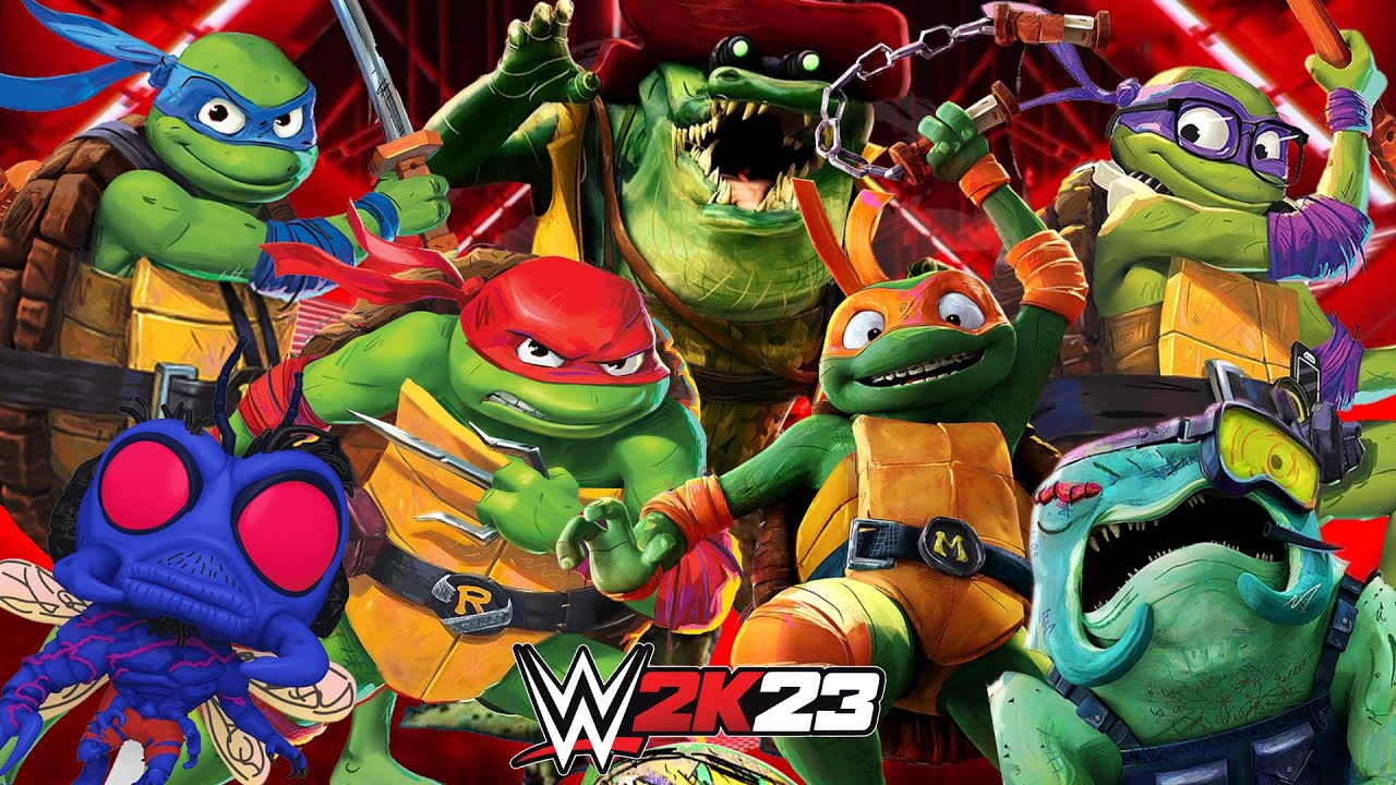 TMNT Mutant Mayhem has a FIRST BLOOD Match in WWE 2K23