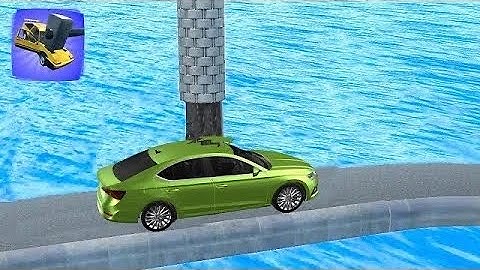Crash Master 3D-All New Levels Android-iOS Gameplay Crash levels New Update Green BMW