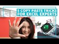 5 Copy Paste Tricks for Excel Experts 🔥🔥🔥