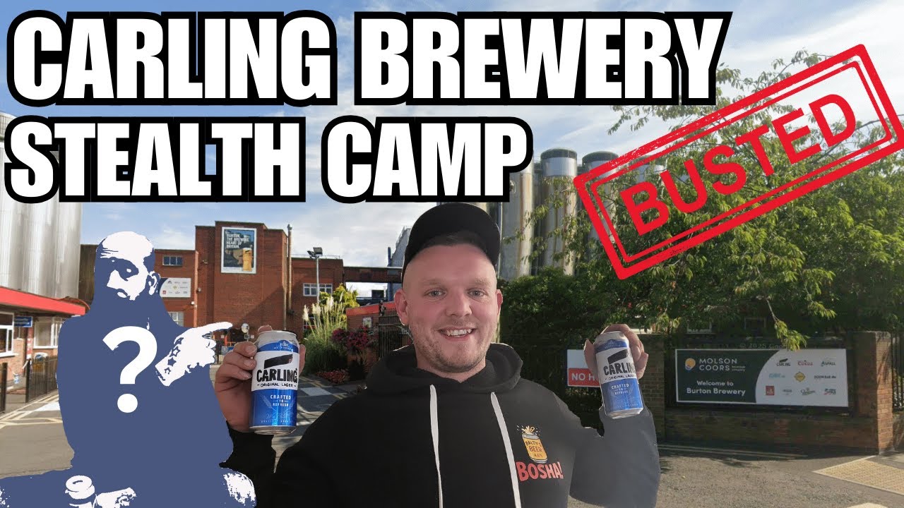 Пивоварня Carling Brewery была обнаружена на месте. Тайный лагерь RUN
