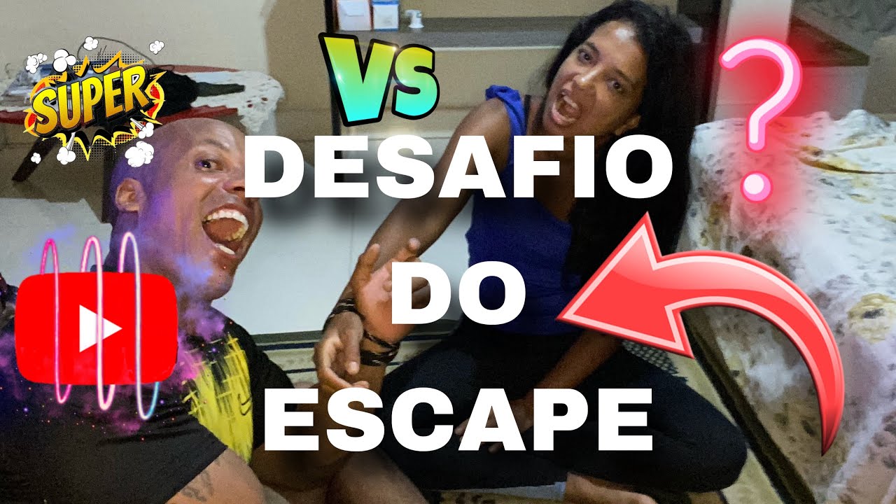 DESAFIO DO ESCAPE EM DUPLA QUE NÃO DEU CERTO😰😰😳 - YouTube