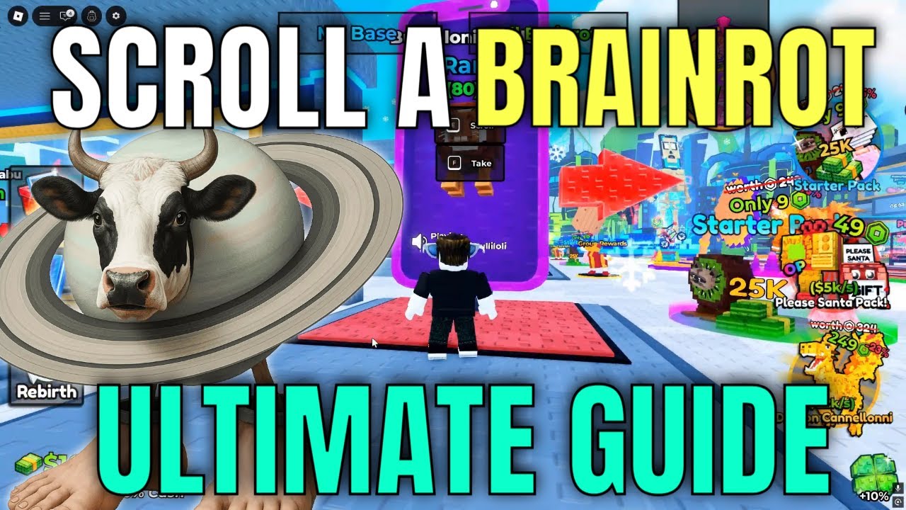 SCROLL A BRAINROT ULTIMATE GUIDE! (Upgrades, Money, Brainrots) - Roblox ...