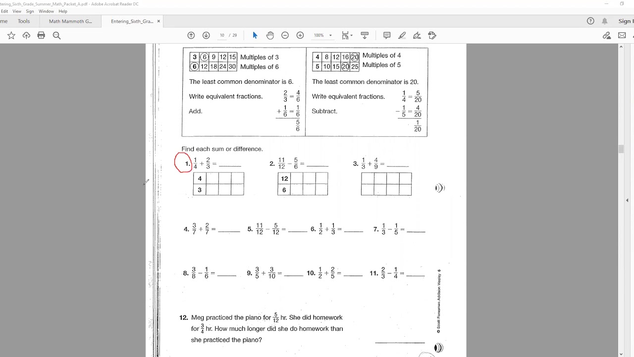 Word Problem 1 - YouTube