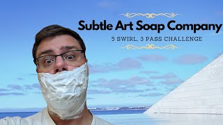 5 Swirl, 3 Pass Challenge - Subtle Art Soap Co.