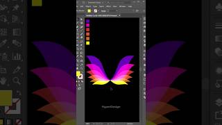 How To Easily Make Wings In Illustrator #shorts #tutorial
