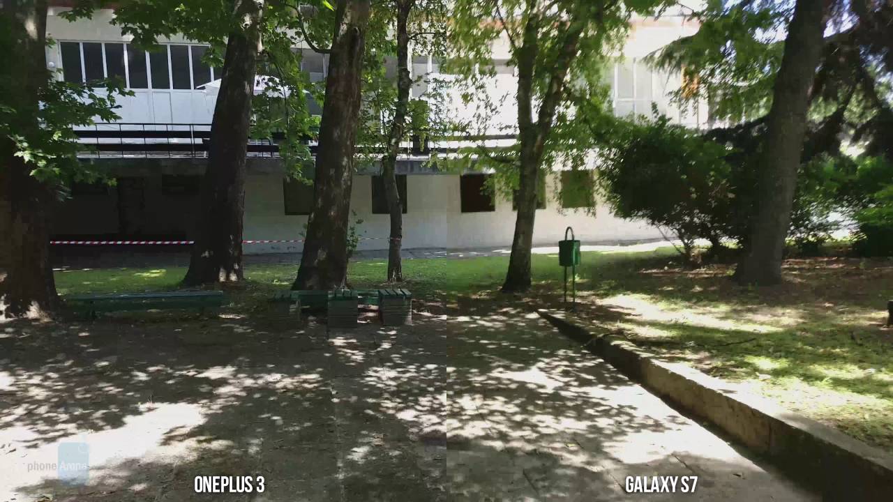 OnePlus 3 vs Samsung Galaxy S7 4K video stabilization comparison