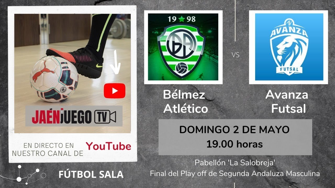 engañar Paradoja salir 🚨DIRECTO TV | FINAL PLAY OFF FÚTBOL SALA | Bélmez Atlético - Avanza Futsal  - YouTube