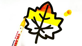 autumn leaf coloring | autumn leaf red | fall color leaf | autumn leaves to color | coloring page