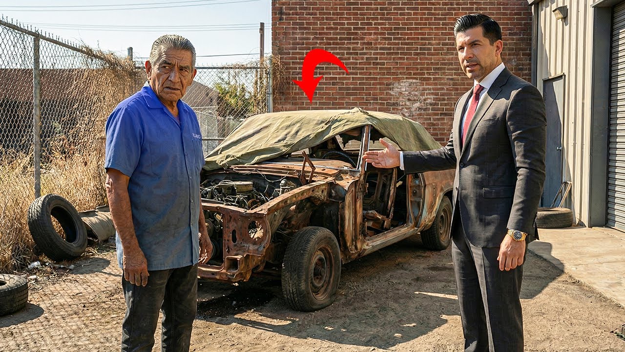 “¡ESE COCHE YA ES CHATARRA!” dijo el jefe… hasta que el mecánico descubrió lo oculto