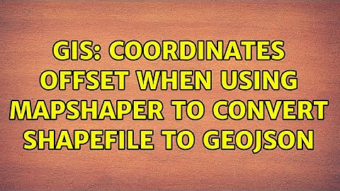 GIS: Coordinates offset when using Mapshaper to convert shapefile to GeoJSON