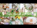 2022 EASTER DECORATE WITH ME // LIVING ROOM, DINING ROOM, KITCHEN // COOK THE DINNER FROM INSTAGRAM