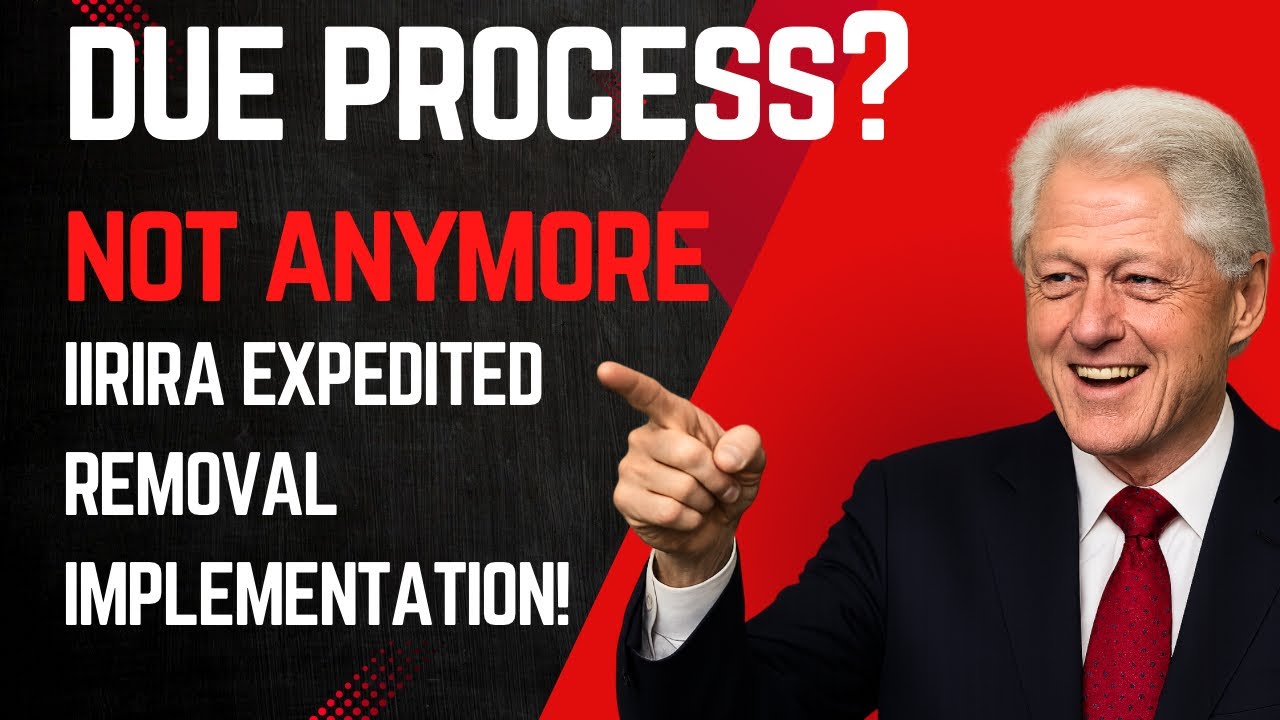Clinton Due Process Due Process died when the Clinton Administration signed IIRIRA. #fyp # ...