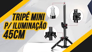 Tripé de Iluminação Mini de Mesa