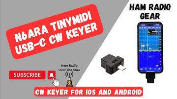 N6ARA TinyMIDI USB-C CW Keyer and Audio Adapter