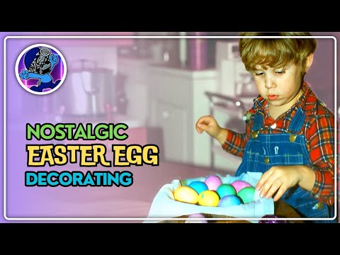 A Nostalgic Retro Easter Egg Decorating Experience | Egg Decorating In The ‘70s, ‘80s, & ‘90s
