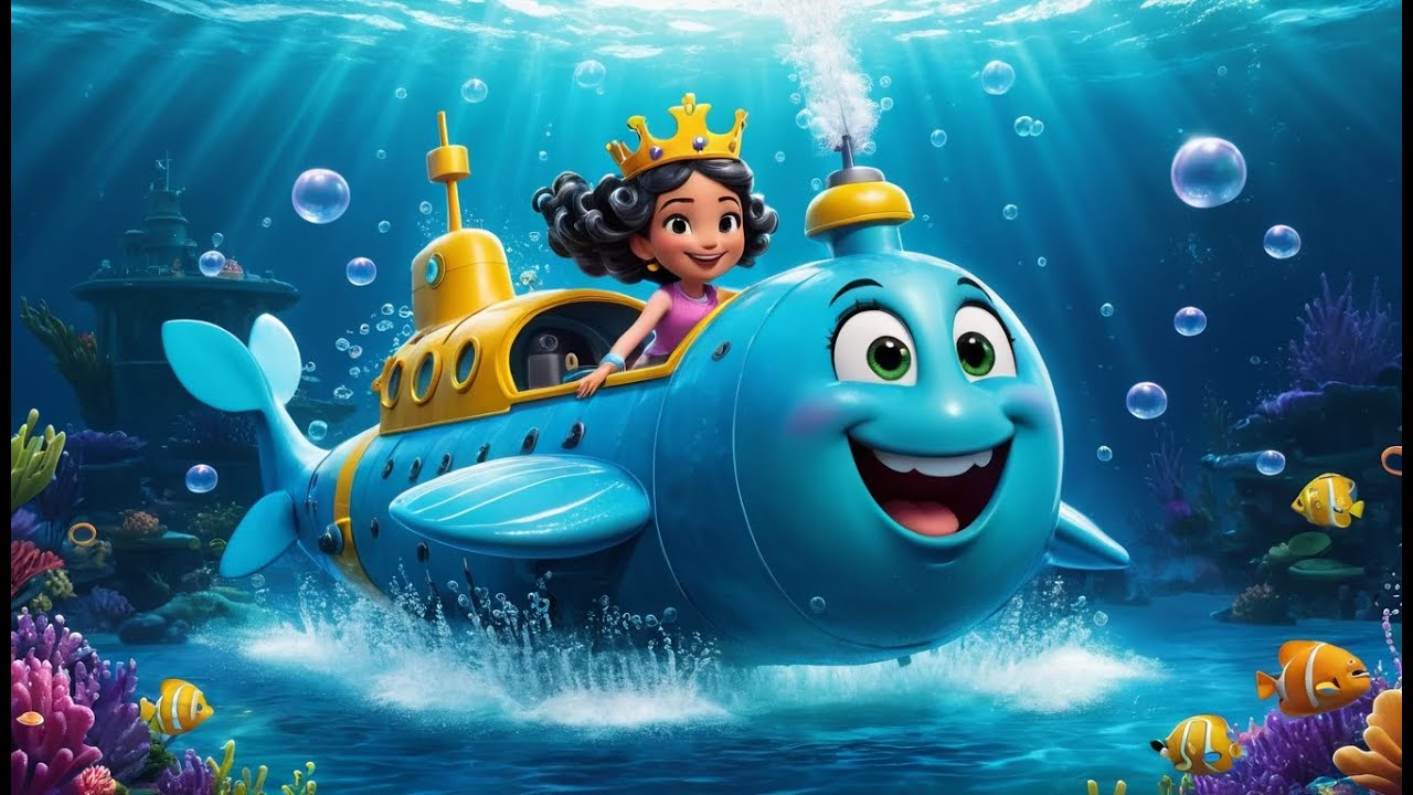 Bath Time Submarine Song | Fun Underwater Bath Adventure for Kids | Dive into Clean and Playful Fun