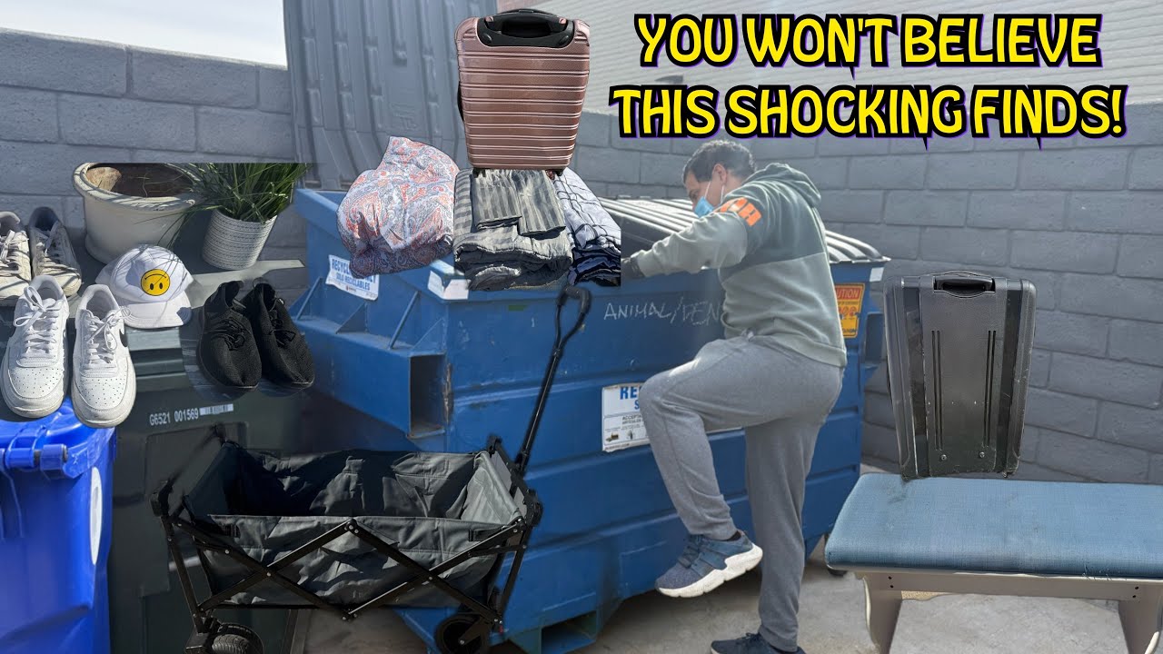 DUMPSTER DIVING IN LUXURY NEIGHBORHOODS - YOU WON'T BELIEVE THIS SHOCKING FINDS!