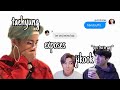 bts texts - taehyung exposes jikook