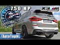 0100 in 2xx  750hp bmw x3m insane acceleration 0290 14 12 1 mile by autotopnl
