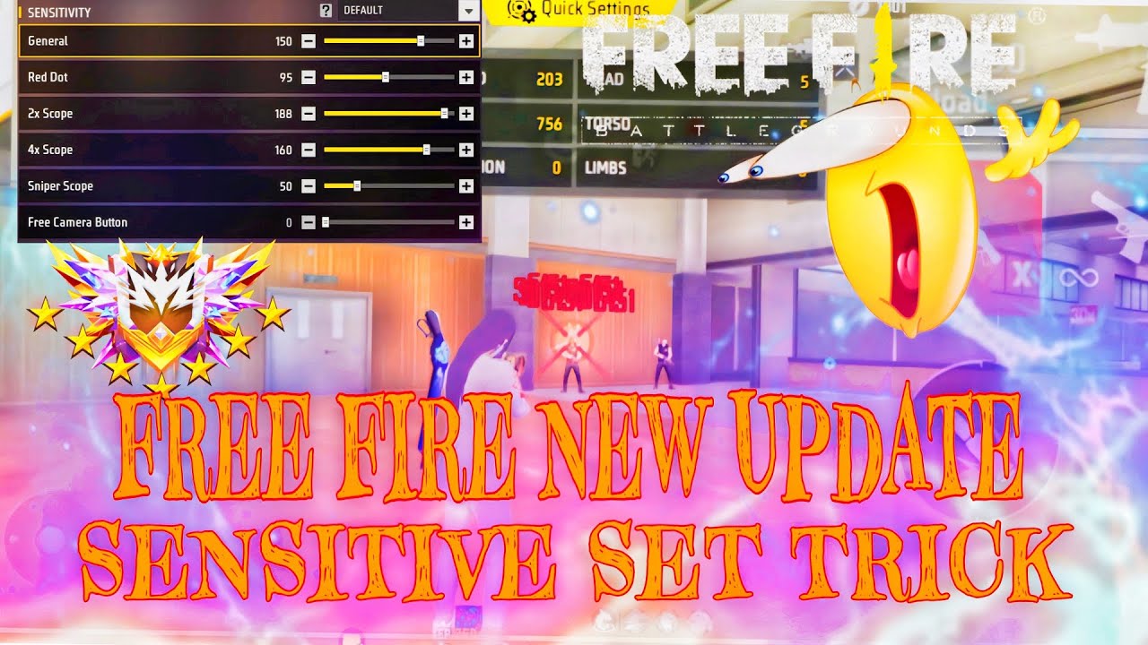 😱NEW UPDATE FREE FIRE MAX❤️‍🔥SENSITIVE SET TRICKS😱