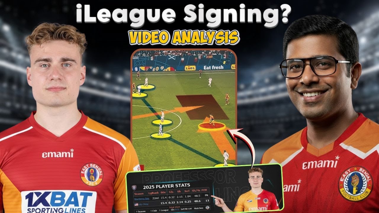 🔴Anton Søjberg East Bengal Tactical Analysis: Danish Striker’s Goals & Skills for Oscar Bruzón