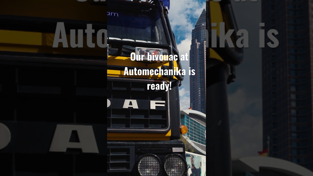 Our bivouac at Automechanika is ready!