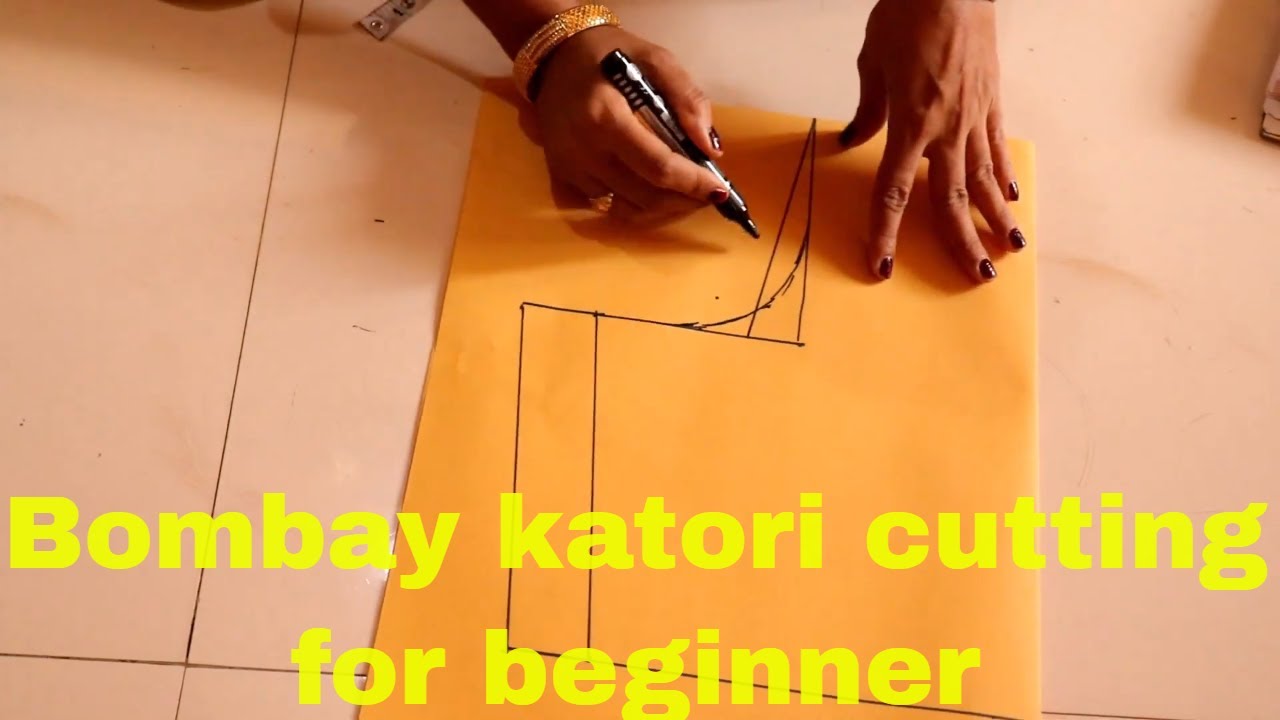 Bombay katori cutting for beginners #4 | Double katori | Geeta ladies tailor
