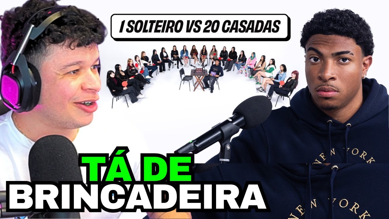 ARUAN REAGE: 1 SOLTEIRO vs 20 CASADAS | ft. Zago (NOBRU VLOGS)