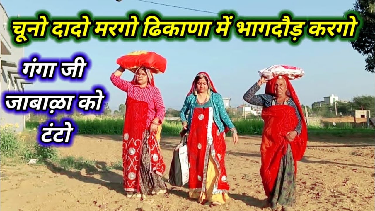 चुनो दादो मरगो ठिकाणा मे भागदौङ करगो 😭😱 // Rajasthanihariyanvicomedy // marwadicomedy