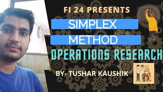 L-1(part-2) !! Simplex Method steps with examples !! Operations Research
