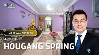696 Hougang Spring 4 Room Flat Video Walkthrough - Martin Ng